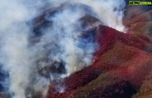 Eric Garcetti Instagram - Thank you @losangelesfiredepartment @lafdairops and everyone for your powerful and brave work today at the #gettyfire Please go to lafd.org for updates or use official @mayorofla account for any help you need.
