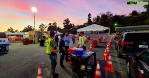 Eric Garcetti Instagram - Images from Chavez Ravine with @coreresponse @dodgers @lafd @carbonhealth @curativeinc @uscpharmacy @lavalleycollege @glendalecollege @nationaluniversity (6th photo credit: LAFD)