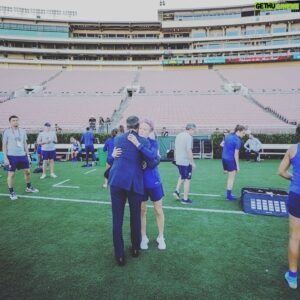 Eric Garcetti Instagram - Great to see @uswnt yesterday getting ready for tonight's game. Congrats again on all that you have achieved and all that you stand for. LA loves you and is proud of the southern California roots, connections, and teams you are a part of. #TeamUSA. Congrats again! #champions
