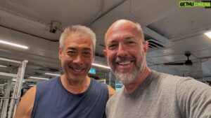 Eric Lange Instagram - It took a gym in Vancouver to reunite the Dharma Initiative leadership. #WeHaveToGoBack… to the gym.

 #Lost