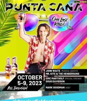 Eric Martsolf Instagram - Flashback to some Rock&Roll in the sunshine with this terrific crew.  Punta Cana this October. Get tix: rickspringfieldgetaway.com 
@rickspringfield @dougdavidsonyr @goodymade 🍷🤟
