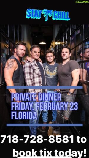 Eric Martsolf Instagram - Hey Florida, wanna eat?  Join the DayPlayers for our first exclusive private dinner in Pompano Beach, FL.  All information can be found at:
thedayplayersband.com.  We look forward to seeing you there!