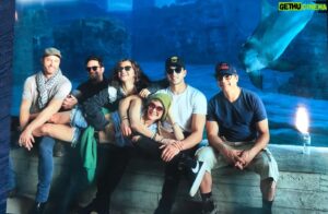 Eric Martsolf Instagram - Dolphin photo bomb.
@cmaquarium @victoriakonefal @bryan.dattilo @robertscottwilson @brandonjbarash @stacy_haiduk @starstruckfans2