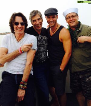 Eric Martsolf Instagram - Flashback to some Rock&Roll in the sunshine with this terrific crew.  Punta Cana this October. Get tix: rickspringfieldgetaway.com 
@rickspringfield @dougdavidsonyr @goodymade 🍷🤟