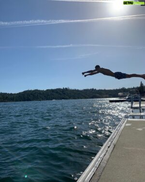 Eric Martsolf Instagram - Mason & the Lake.
