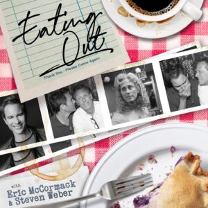 Eric McCormack Instagram - I don’t know how many times I’ve sat in a restaurant, laughing my ass off with Steven Weber and some actor pals, and thought, “Why isn’t someone recording this?” So… now we’re recording it!

And our podcast feed is live! You can subscribe now at http://apple.co/eatingout or wherever you get your podcasts. Listen to the trailer now! @hazymillsprod @eatingoutpod @wumpyinc