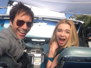 Eric McCormack Instagram - #FlashbackFriday 2015, #FlorencePugh and I in a pilot called Studio City. Already brilliant at 17