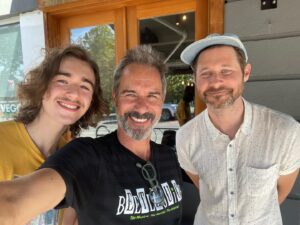 Eric McCormack Instagram - Such a pleasure to hang with Dan Mangan yesterday in Vancouver. The McCormack boys are excited for the new album! @danmanganmusic @finnigan.mccormack