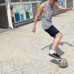 Eric McCormack Instagram - My nephew, Ollie, everyone! So cool. Check him out @ollieclarkfreestyle
