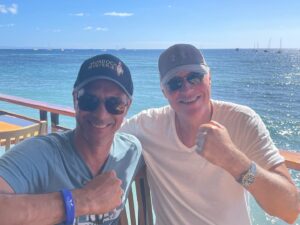 Eric McCormack Instagram - When #WillTruman vacations with #TerrySilver… #WillandGrace #CobraKai @thomasiangriffith @eric_mccormack