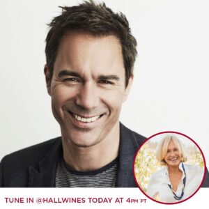 Eric McCormack Instagram - Hey everyone, I’ll be sipping wine and swapping stories on IG Live today with @kathrynwalthall at @hallwines today at 4 pm (PT). Grab a glass and join us!