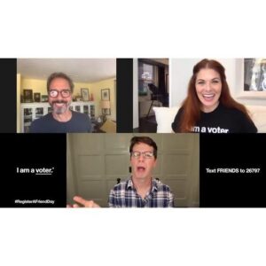 Eric McCormack Instagram - Friends don't let friends skip elections. Text FRIENDS to 26797 to make sure you are registered to vote. And tag your friends below to remind them to check their registration too. #RegisterAFriendDay @iamavoter #100x100
