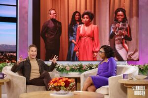 Eric McCormack Instagram - Yesterday, I got to meet someone I’ve long admired! Today, I’ll be on @jenniferhudsonshow talking about the exciting thriller,  @theotherblackgirlhulu and my podcast with my pal @seanhayes #justjackandwill