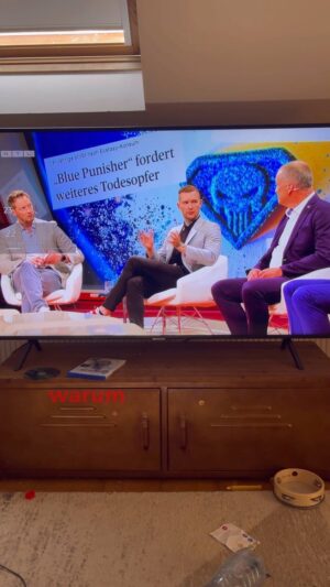 Eric Stehfest Instagram - Auftritt bei Stern TV am Sonntag zum Tode des dreizehn jährigen Mädchens durch die Ecstasy Tablette „blue punisher“ !
