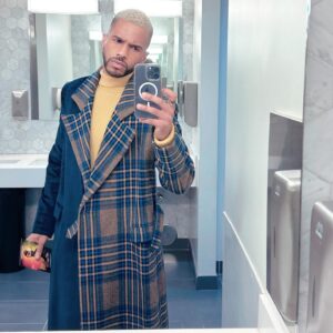 Eric West Instagram - What a long week! Walked the runway, went to the @onelovemovie premiere, @nyfw opening and the @primevideo #UpgradedMovie premiere! 

“One Love” premiere outfit: 
Coat: @ahluwalia 
Turtleneck: @gucci
Pants: @amiri 
Boots: @calvinklein 

“Upgraded” premiere outfit:
Jacket and pants: @monfrere
