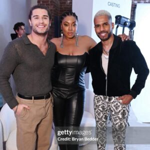Eric West Instagram - What a long week! Walked the runway, went to the @onelovemovie premiere, @nyfw opening and the @primevideo #UpgradedMovie premiere! 

“One Love” premiere outfit: 
Coat: @ahluwalia 
Turtleneck: @gucci
Pants: @amiri 
Boots: @calvinklein 

“Upgraded” premiere outfit:
Jacket and pants: @monfrere