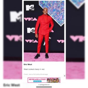 Eric West Instagram - The @mtv @vmas last night! Can't believe I made it to the
@vanityfair @usweekly @gqaustralia best dressed lists! Honored!!!

Funny story about this look.... My original red carpet look didn't arrive in time, so I had 20 minutes to get dressed for the red carpet
and wear something I didn't plan on wearing again! But it all worked out! 

Photos: @gettyimages / @iamjmccarthy / @jasonkempin / @dimitrioskphoto / @mlcoppola / @johnnynunez 
Video: @joeyharrisinc 👑