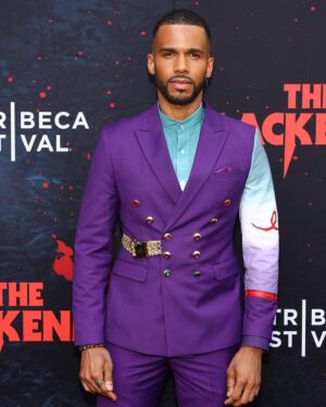 Eric West Instagram - Hit up @blackening premiere last night and a photo dump of the last 30 days! Suit by @arjonacollection 👑

Dropped by the historic @apollotheater for #TheBlackening Premiere. Shout out to my brother @jaypharoah!! Killed it!

Also hit up the @thefamilystallone premiere and Book Club: The Next Chapter premiere. Twinning with @diane_keaton. 

Visited my queens @envoguemusic! 😍

Stopped by the #RunTheWorld premiere. 

Saw my buddy kill the stage on Broadway in Dancin’ @aydineyikan 

And reunited with the queen on pop @JanetJackson on the #TogetherAgain tour.