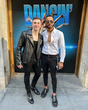Eric West Instagram - Hit up @blackening premiere last night and a photo dump of the last 30 days! Suit by @arjonacollection 👑

Dropped by the historic @apollotheater for #TheBlackening Premiere. Shout out to my brother @jaypharoah!! Killed it!

Also hit up the @thefamilystallone premiere and Book Club: The Next Chapter premiere. Twinning with @diane_keaton. 

Visited my queens @envoguemusic! 😍

Stopped by the #RunTheWorld premiere. 

Saw my buddy kill the stage on Broadway in Dancin’ @aydineyikan 

And reunited with the queen on pop @JanetJackson on the #TogetherAgain tour.