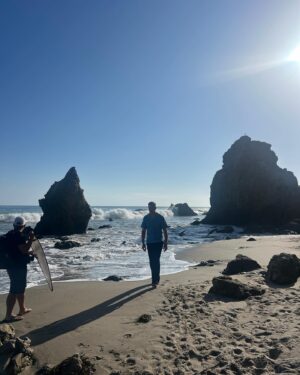 Eric Winter Instagram - Rough location for my photo shoot with @phosphormagazine yesterday 😜 Can’t wait for this to come out! Talked about all things @therookieabc and @palmrepublicrum ! Going to be a good one! #therookie #palmrepublic #phosphormagazine #malibu