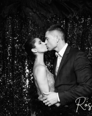 Eric Winter Instagram - Ahhhh remember when you had bangs… 🥳😅 Happy Birthday to my rock, baby mama, and ride or die! Keep shinning bright! We love you. #birthday #teamo #celebrationtime 🎂🥃🎂
