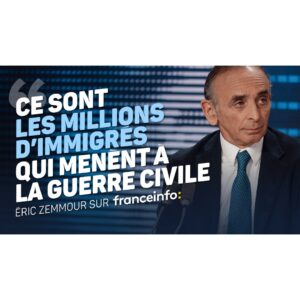 Éric Zemmour Instagram - 📺 Ce sont les millions d’immigrés qui mènent à la guerre civile. 

J’étais ce matin l’invité de France Info. Regardez mon entretien sur YouTube : https://youtu.be/AaNCO0sKqjM (LIEN EN STORY)

#JeVoteReconquête #Legislatives