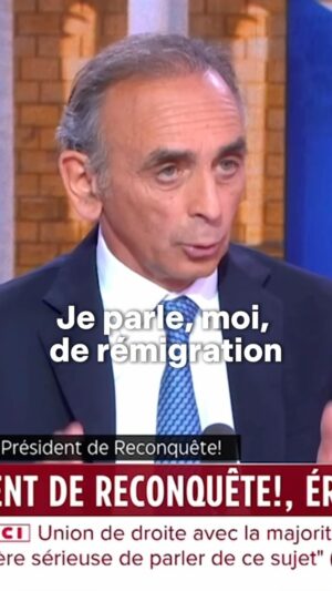 Éric Zemmour Instagram - Je propose la remigration :

- des délinquants et des criminels étrangers, 
- des fichés S étrangers, 
- des chômeurs de longue durée étrangers, 
- des binationaux délinquants et criminels. 

On ne peut pas être plus clair.

#legislatives2024 #JeVoteReconquête