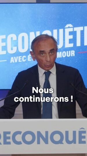 Éric Zemmour Instagram - En ayant le courage de la vérité, en ayant accepté d’en payer le prix, nous avons changé les règles du jeu. Nous avons fait tomber des murailles qu’on nous disait inébranlables. Nous avons, je crois, beaucoup contribué à ce résultat et aux espoirs qu’il fait se lever. Nous continuerons !

#legislatives2024