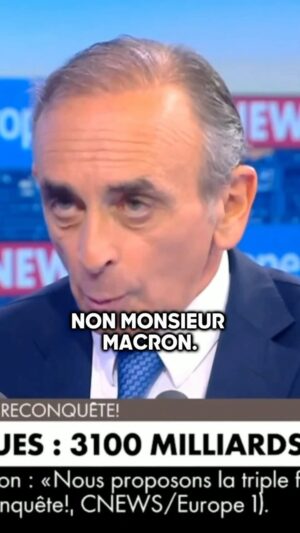 Éric Zemmour Instagram - Emmanuel Macron a fait exploser la dette de notre pays. 

Il se comporte comme quelqu’un qui gagne 2 000 euros par mois et en dépense 3 000 !

#JeVoteReconquête #Européennes