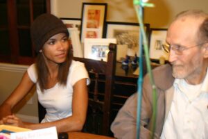 Erica Luttrell Instagram - Back in the day deep chats with my excellent dad. Thinking of him today and missing his fire. 💖