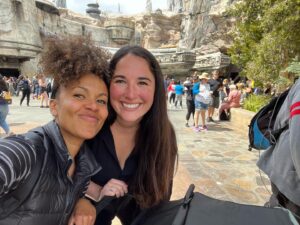 Erica Luttrell Instagram - Bb’s first Disneyland (asleep in the stroller), and the mom’s freaking out about the new Star Wars zone.