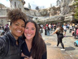 Erica Luttrell Instagram - Bb’s first Disneyland (asleep in the stroller), and the mom’s freaking out about the new Star Wars zone.