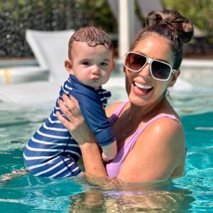 Erica Page Instagram - Rio’s 1st Pool Day (I know, I know-summer is over but better late than never lol 🤷🏻‍♀️) How many times did you mommies make it to the pool this year? Im curious. Lmk ⬇️☀️💦👙

#sundayfunday #firstpoolday #newmom #firsttimemom #boymom #momlife 
#poolday q#momlifestyle #mommylife #mommyhood #newmomlife #prettyobsessed