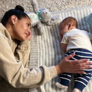 Erica Page Instagram - 7 weeks of loving you, holding you, worrying about you, feeding you, changing you, and being there for you in the best way I can….I never said I was prepared for this whole mom life thing. And I tried to prepare myself for it the best way I could, but you really don’t get it until you just get it-and it happens, and the time is here. Some days I feel I succeed & others I don’t. But no matter what, I will never stop trying to be the absolute best me that i can be for YOU little Rio Rey Márquez. You literally are an Angel, & everything I didn’t know I needed but now see i could never live without. Thank you for changing me in all the best ways. I will love you forever & ever with all the deepest depths of my soul for an eternity❤️ #mibebe #rioreymarquez #momlife #firsttimemom #boymom