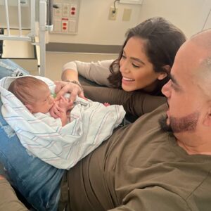 Erica Page Instagram - Rio Rey Márquez….you will never understand the depths of how much you’ve changed my life in the nearly 2 short weeks you’ve been here. You literally are everything I didn’t know I needed. 🥺 You are SO incredibly loved by so many already, & mommy & daddy promise to make you the best little boss chingon you can possibly be. Love you to infinity & beyond. And thank you, for being the biggest blessing that I now see I ran from for so long. God’s timing never fails 💙 2/27/23 born at 9:19 am #RioReyMarquez #angelbaby #mypiscesbaby #firsttimemom #boymom #momlife #mommy #prettyobsessed