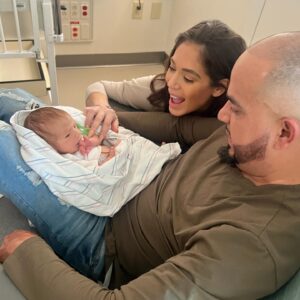 Erica Page Instagram - Rio Rey Márquez….you will never understand the depths of how much you’ve changed my life in the nearly 2 short weeks you’ve been here. You literally are everything I didn’t know I needed. 🥺 You are SO incredibly loved by so many already, & mommy & daddy promise to make you the best little boss chingon you can possibly be. Love you to infinity & beyond. And thank you, for being the biggest blessing that I now see I ran from for so long. God’s timing never fails 💙 2/27/23 born at 9:19 am #RioReyMarquez #angelbaby #mypiscesbaby #firsttimemom #boymom #momlife #mommy #prettyobsessed