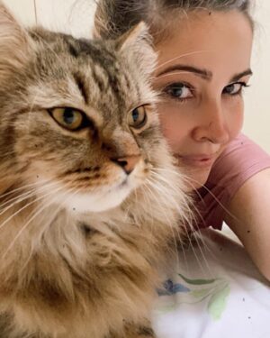 Érica Saraiva Instagram - My soulmate. 😿💔

#meugatotobias