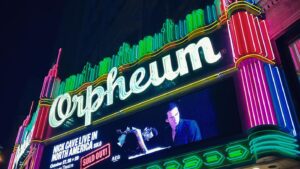 Erica Shaffer Instagram - @nickcaveofficial at #theorpheum #losangeles with my sweet cousin and partner in crime @gourleykatrina #weloveyounickcave ❤️🎃🍂🍁