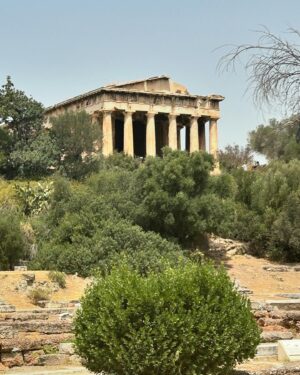 Erica Shaffer Instagram - Thank you Athens for an amazing way to celebrate @amadorapaola birthday 🥳 #temples #oracles #prophecies 🪻 Art and Culture that has survived countless wars, takeovers and pillaging since the 5th Century BC....🌸 Ancient Greece #theseatofdemocracy #thriving ☀️❤️🇬🇷#athens #athena 🐍
