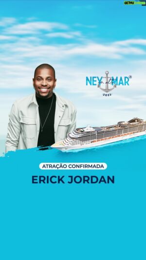 Erick Jordan Instagram - @erickjordan33 também foi convocado para o time dos pagodeiros a bordo do navio mais aguardado do ano! Chega mais, parça 🔥

Tá preparado para curtir muita festa e música boa em alto mar?
FALTAM SÓ 2 DIAS 🤩

Nos vemos a bordo!

#NeyemAltoMar #ErickJordan #CruzeirodoNeymar #NeymarJr