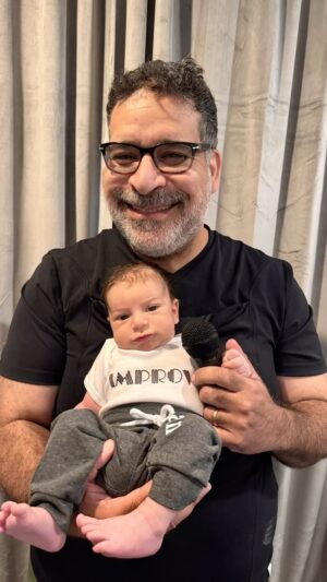 Erik Griffin Instagram - Baby boy making the rounds! @hollywoodimprov