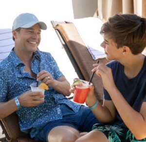Erik Marmo Instagram - Photoshoot for @hyatthuntingtonbeach 
#dadandson #erikmarmo #danielmarmo