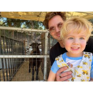 Erik Stocklin Instagram - Because dude insisted we take a selfie with every goat at this farm.