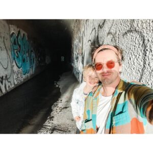 Erik Stocklin Instagram - Urban explorer photo shoot with my best friend and best 3yr old photographer I know