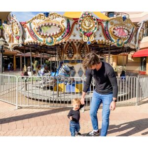 Erik Stocklin Instagram - Happy birthday to my guy! No coincidence your first 3 years on this planet have been the best 3 years of my life. Let’s dig some dirt!!!