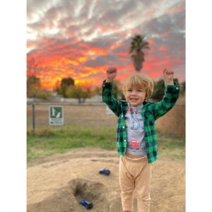 Erik Stocklin Instagram - Sunset at the “Big Dirt”