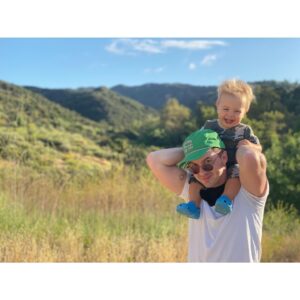 Erik Stocklin Instagram - Wonder if this kid knows how much he’s helping us get through this garbage time👨‍👦