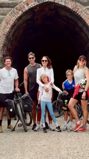 Erika Heynatz Instagram - NZ’s South Island turned her magic on so full blast so that the Kingston & Ryan family could revel in her beauty this holidays. Nothing jams my heart to the very brim quite like an adventure in nature. Riding a bike every day made me feel like a little kid again. Should have seen my smile flapping in the breeze! 

Another dream is now in the making… where to next? 

P.S. We did our Otago Rail Trail Bike Tour with @bikeitnownz  Not sponsored, just an awesome (self-guided) experience curated by great people. Do it!