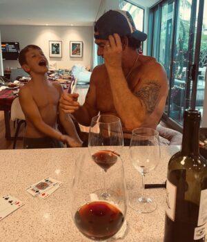 Erika Heynatz Instagram - Stuffed full of all the good things again this year! I am merry, jolly although not feeling especially light. Love and oinks of pure merriment to all who are hoovering the leftovers with gusto while playing cards.