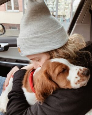 Erika Kaar Instagram - Meet Freddy 🐶🐾 he loves watching Harry Potter, snuggling on the couch and chewing on all my nice stuff #love